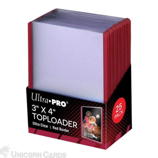 Ultra Pro Toploader Red Border
