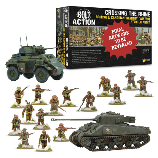 'Crossing the Rhine' - British & Canadian infantry (Winter) Starter Army