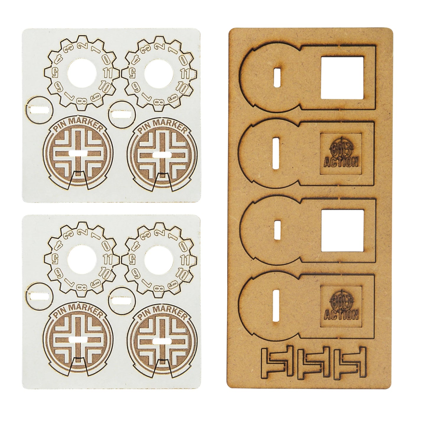 German Unit Pin Markers