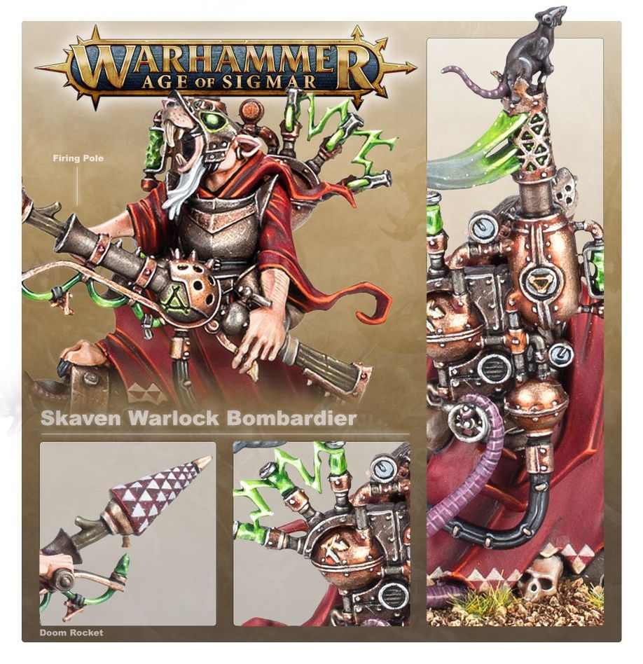 Skaven: Warlock Bombardier
