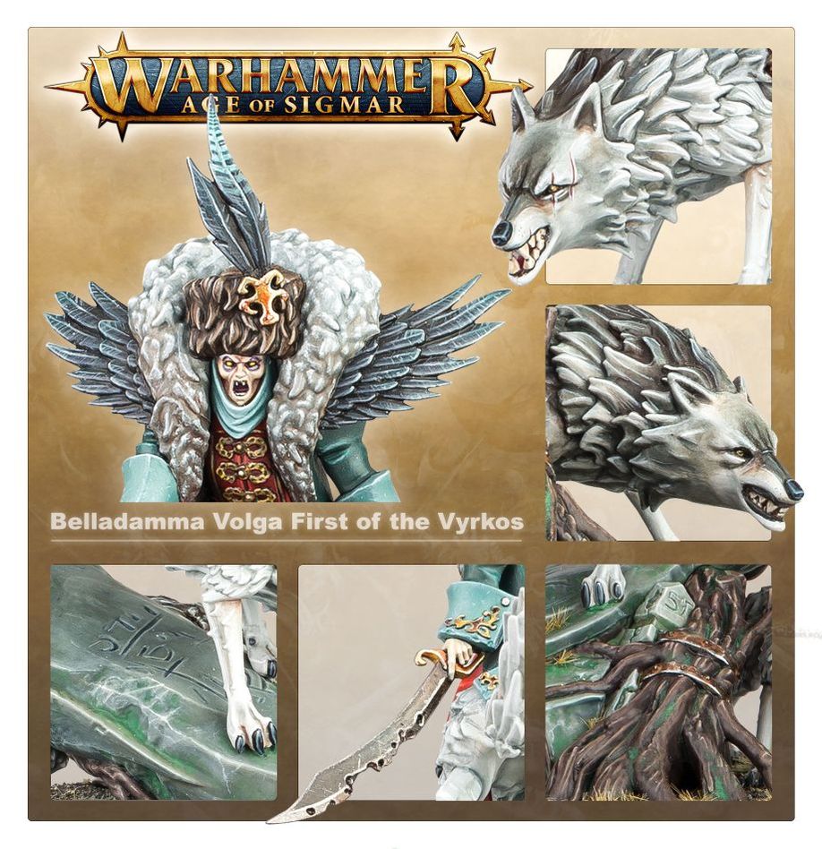 Soulblight Gravelords: Belladamma Volga, First of the Vyrkos