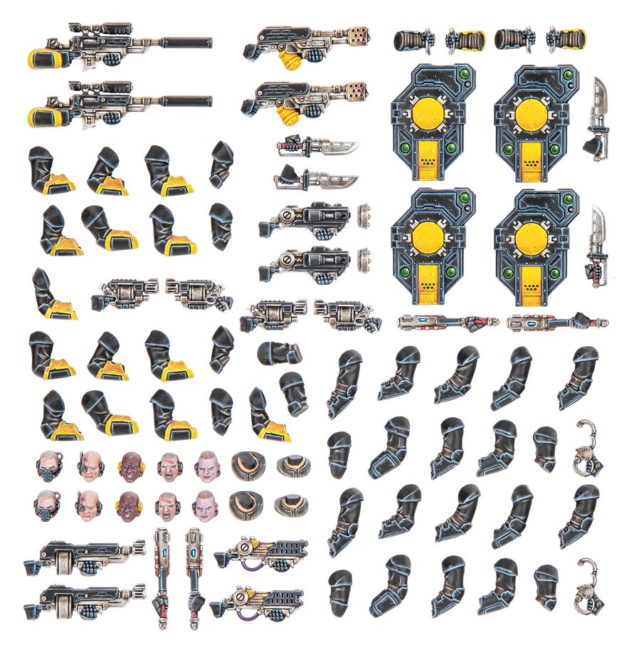 Necromunda Enforcer Weapons and Upgrades