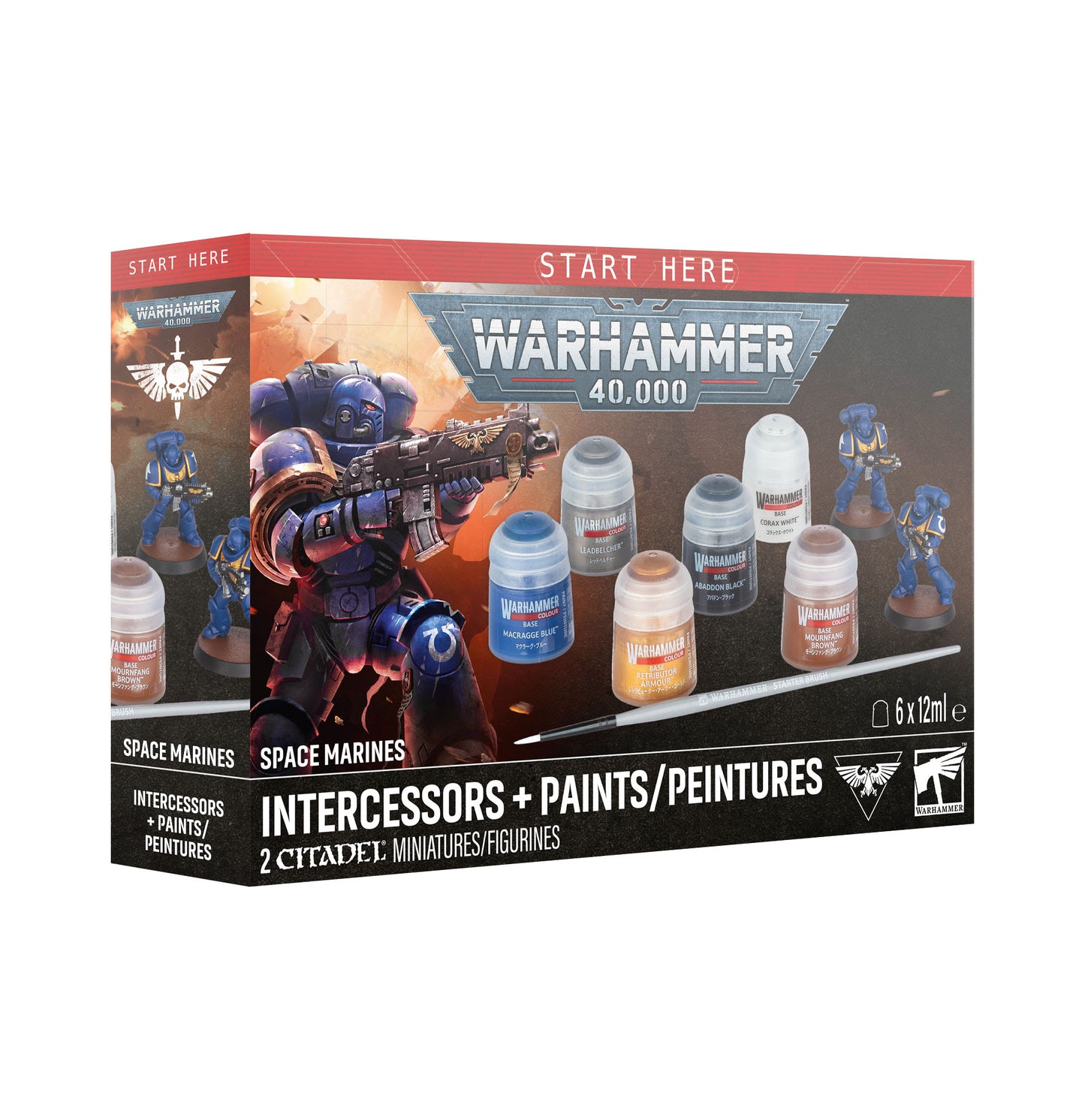 Space Marines Intercessors +Paints