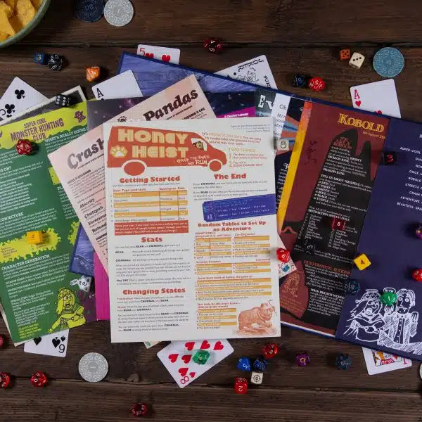 Ten One-Page Roleplaying games (for younger players)