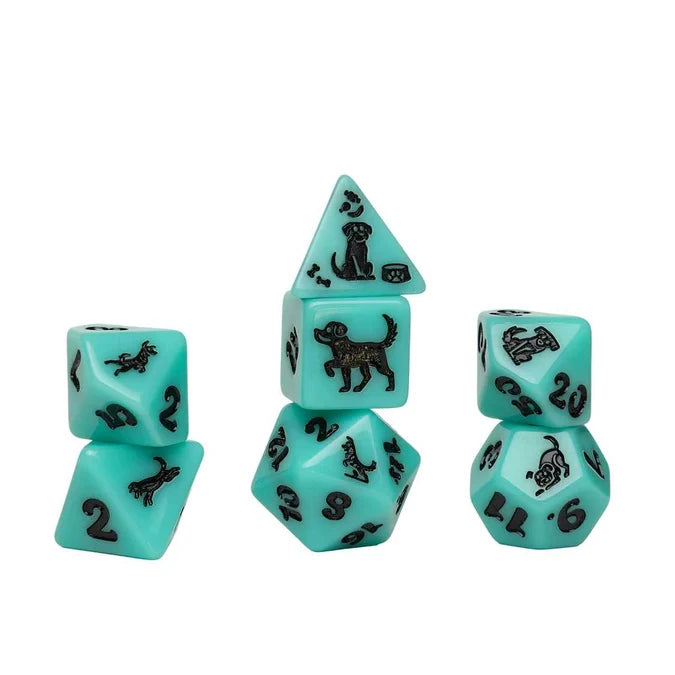 Sirius Dice: Animal Dice Set - Seafoam Shepherd