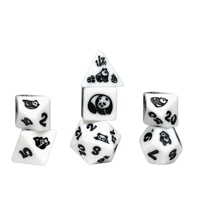 Sirius Dice: Animal Dice Set - Moon Panda