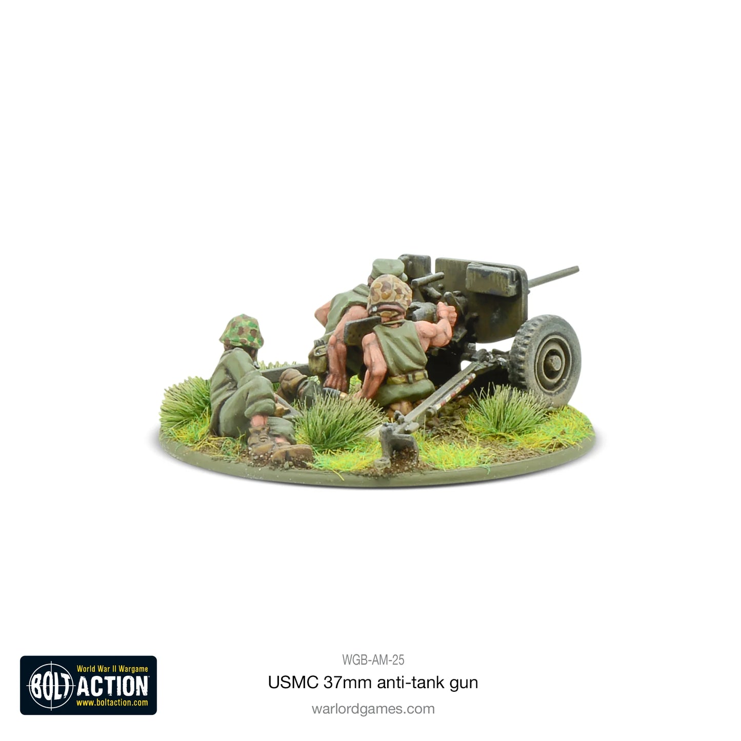 US Marine Corps. M3A1 37mm Anti-Tank Gun