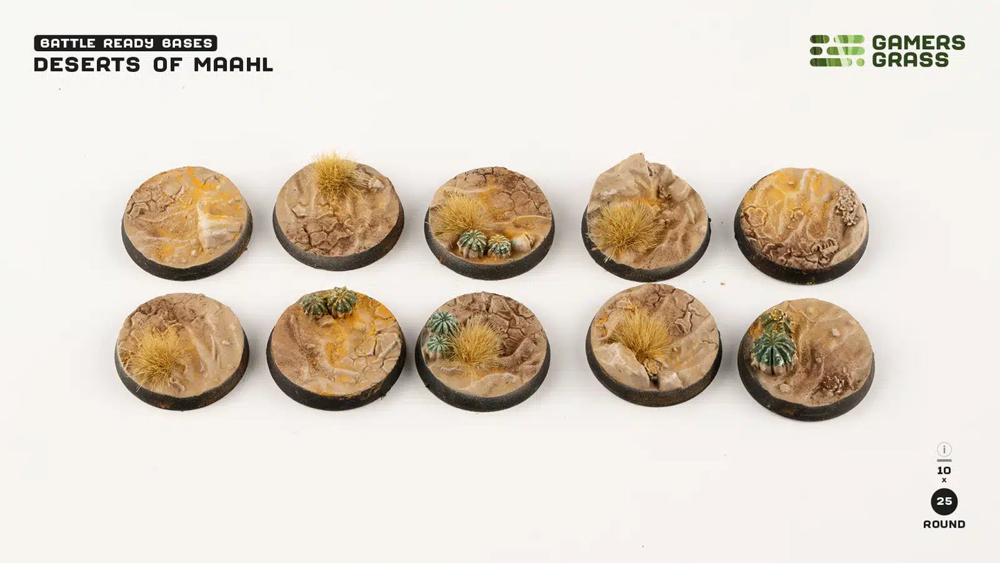 Deserts of Maahl - Round 25mm (x10)