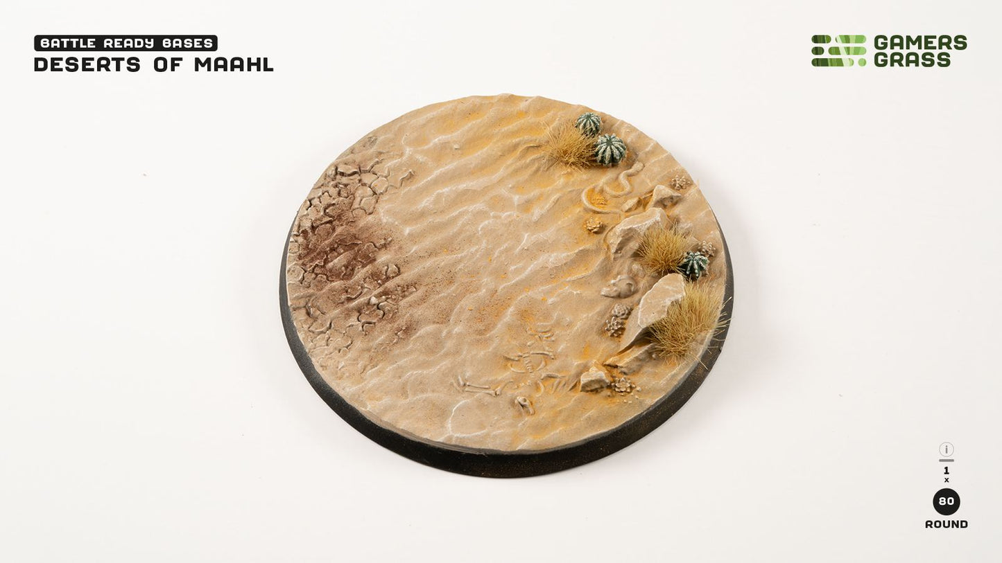Deserts of Maahl - Round 80mm (x1)