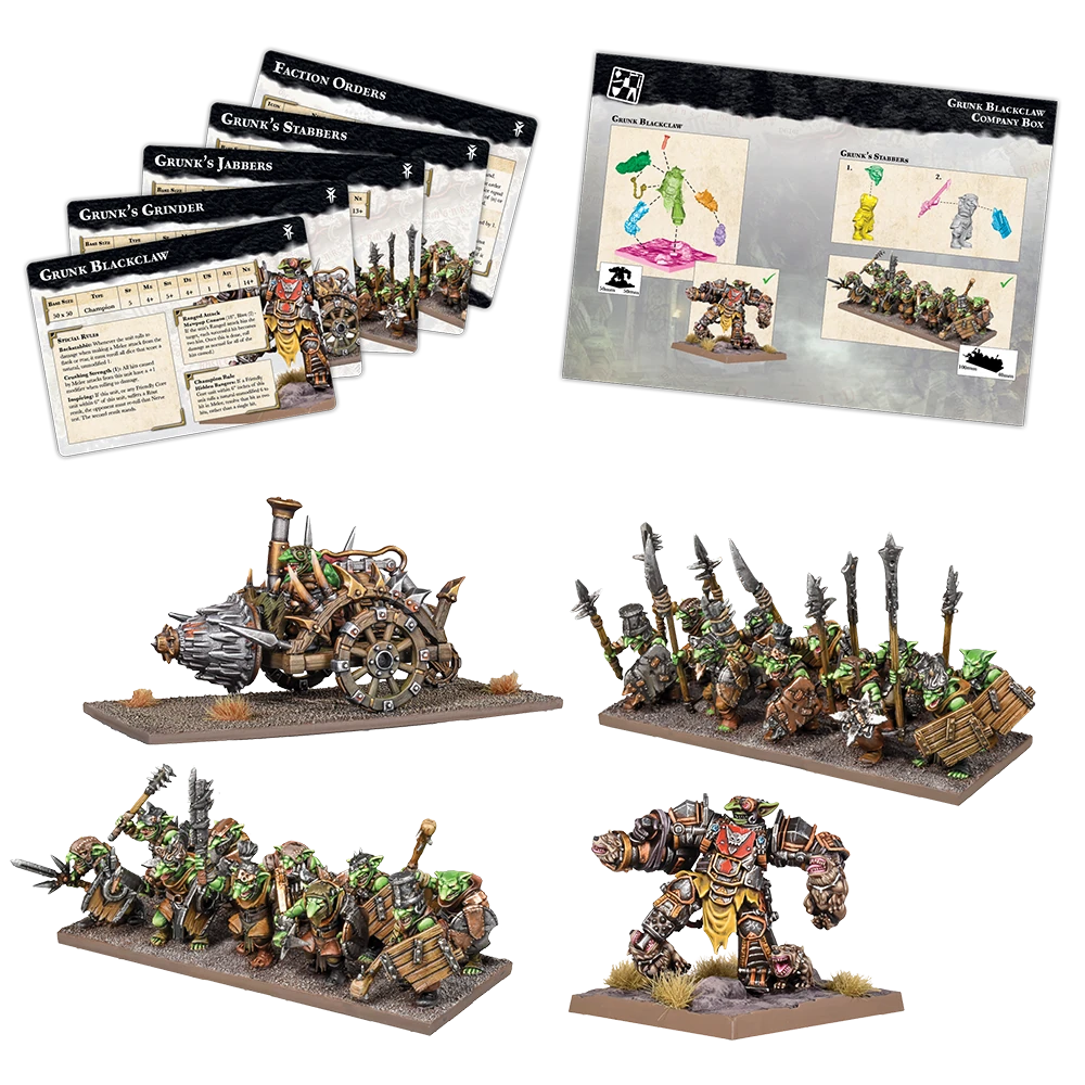 Kings of War: Champions: Grunk Blackclaw Company Box