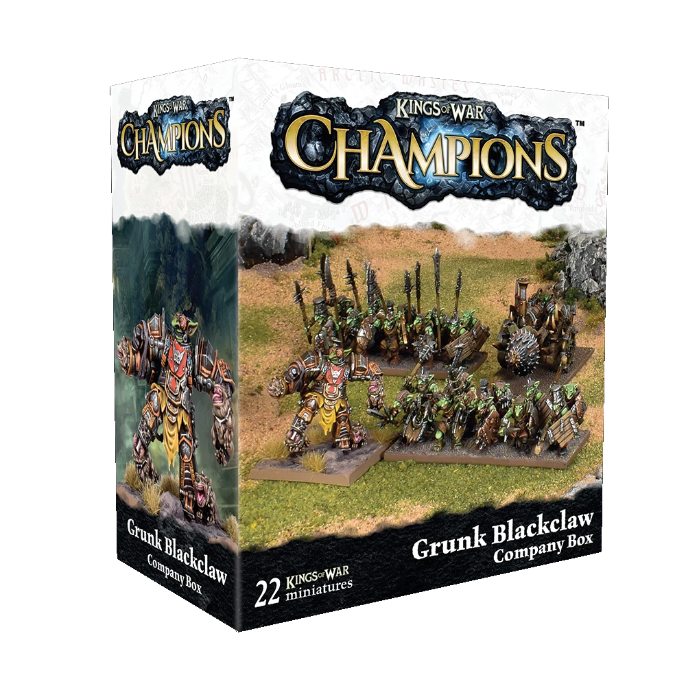 Kings of War: Champions: Grunk Blackclaw Company Box