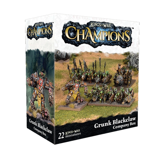 Kings of War: Champions: Grunk Blackclaw Company Box
