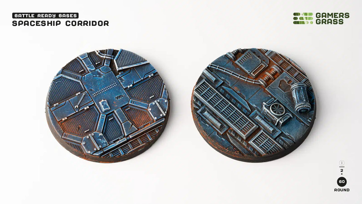 Spaceship Corridor - Round 60mm (x2)