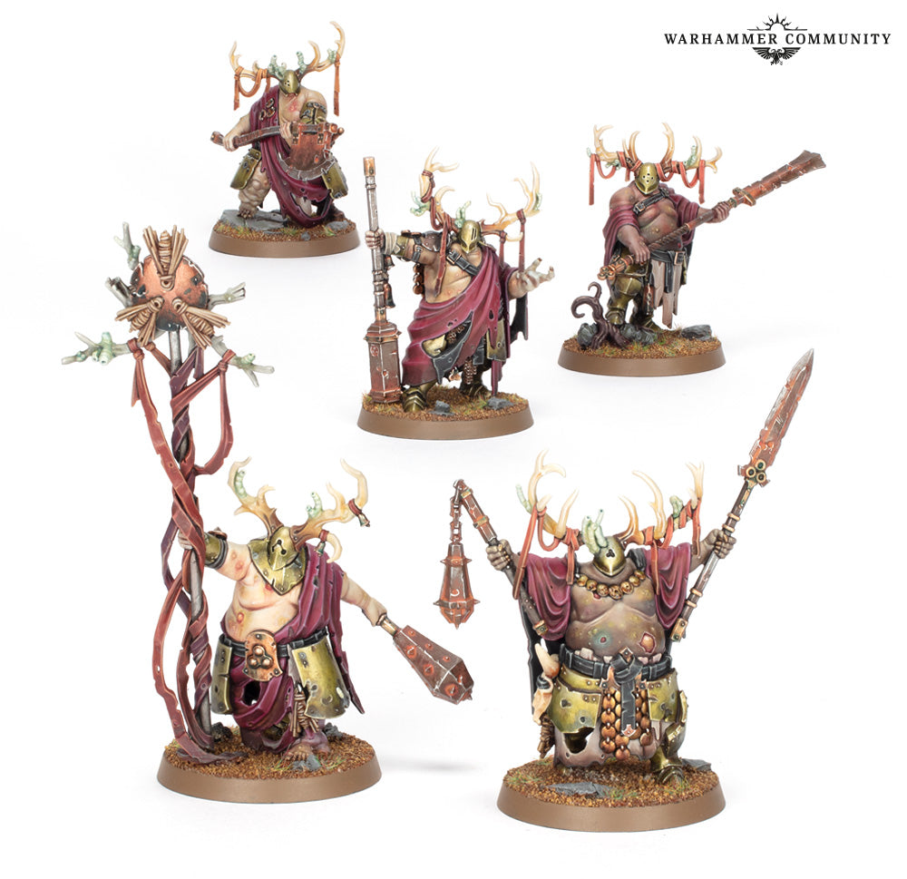 Maggotkin of Nurgle: Putrid Blightkings