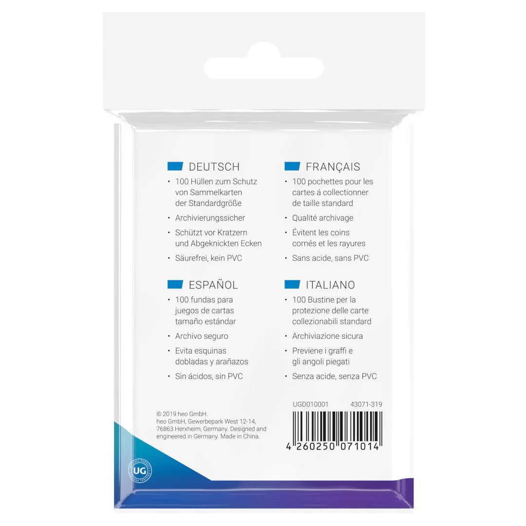 Ultimate Guard Classic 100 Sleeves
