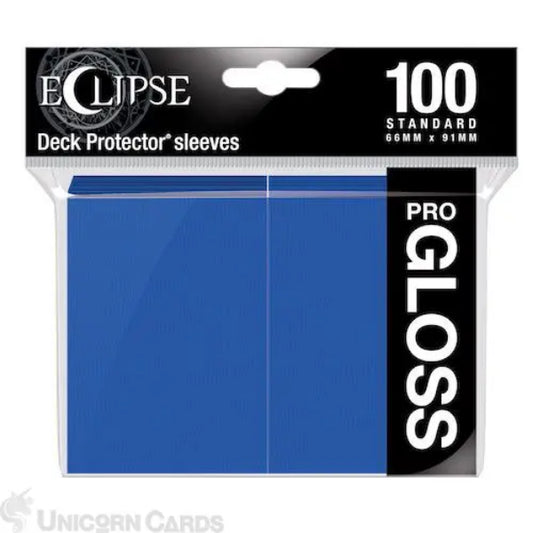 Ultra-Pro Eclipse Standard Matte Sleeves 100 Pack Pacific Blue