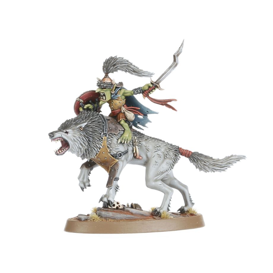 Gloomspite Gitz: Snarlboss & Wolfgit Retinue