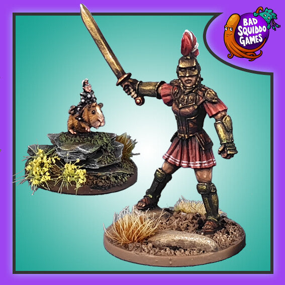 Thea, Amazon Champion (& her Guinea Pig-riding Pixie Scout)