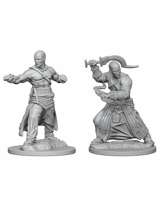 Pathfinder Deep Cuts Unpainted Miniatures: Human Male Monk