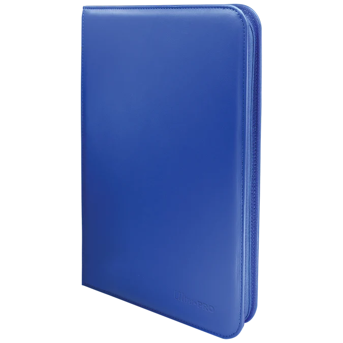 Vivid 9-Pocket Zippered PRO-Binder - Blue