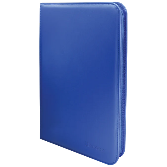 Vivid 9-Pocket Zippered PRO-Binder - Blue