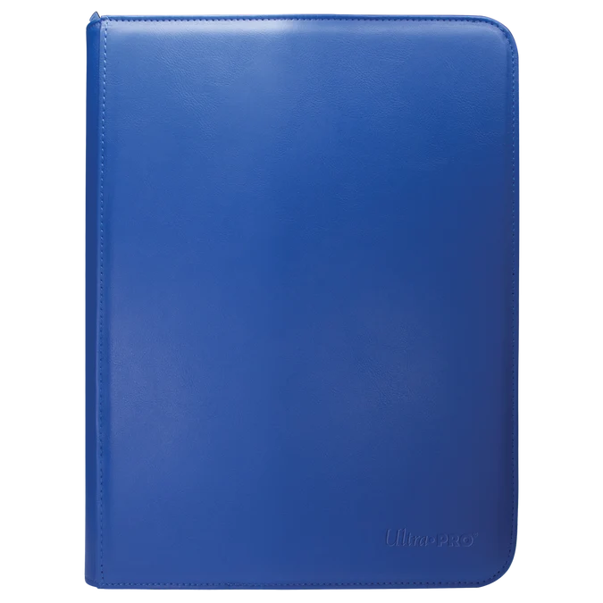 Vivid 9-Pocket Zippered PRO-Binder - Blue