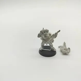 Astra Militarum Metal Cadian Shock Troop Vox Caster OOP