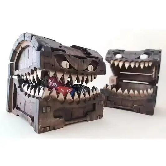 Mimic's Trove Wooden Dice Box