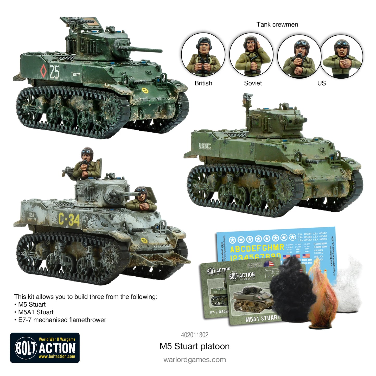 British M5 Stuart Troop