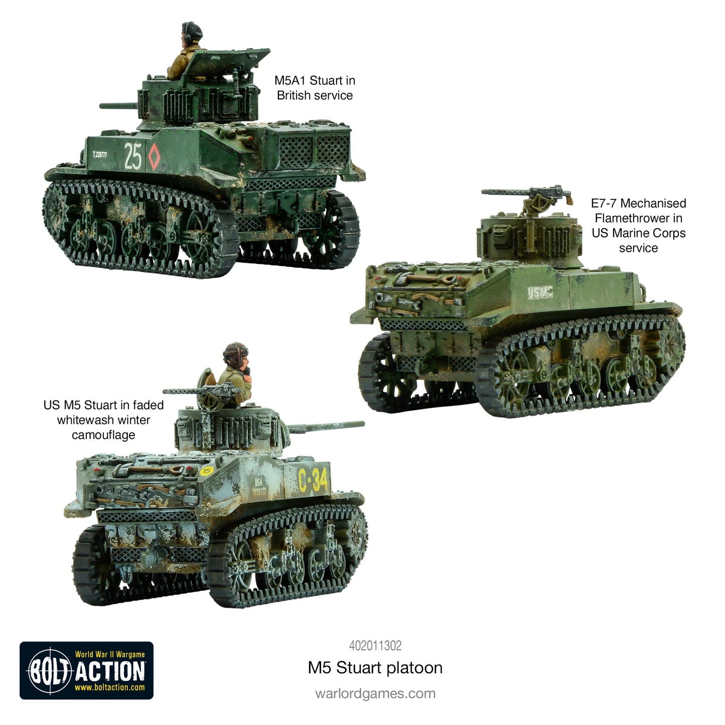 British M5 Stuart Troop