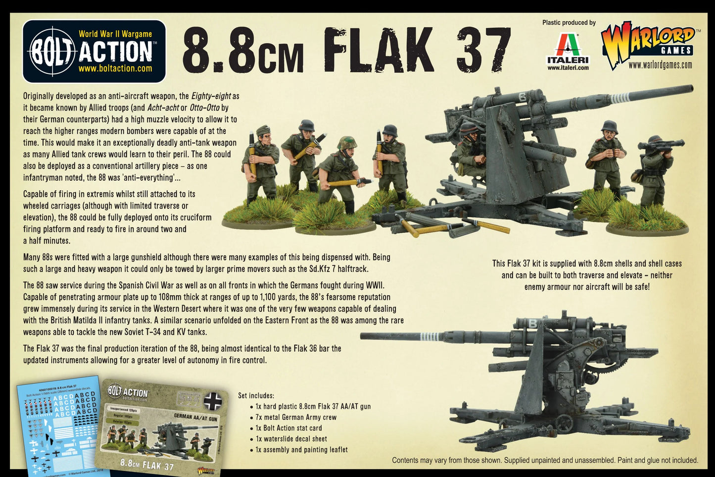 German Army 8.8cm Flak 37