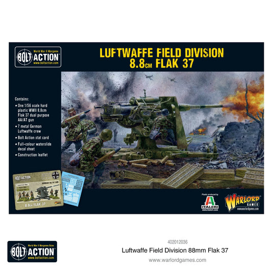 German Luftwaffe Field Division 8.8 cm Flak 37