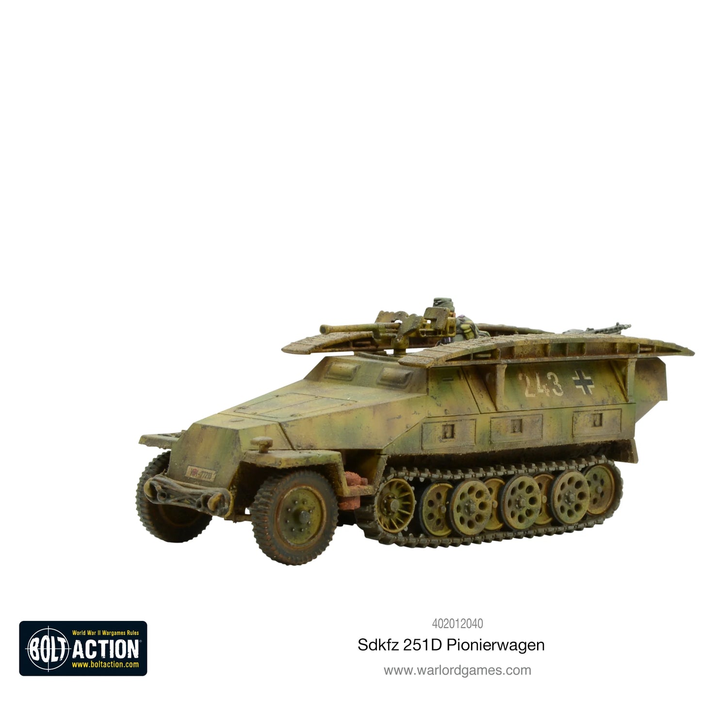 German Sd.Kfz 251/7 Ausf D Half Track "Pionierwagen"