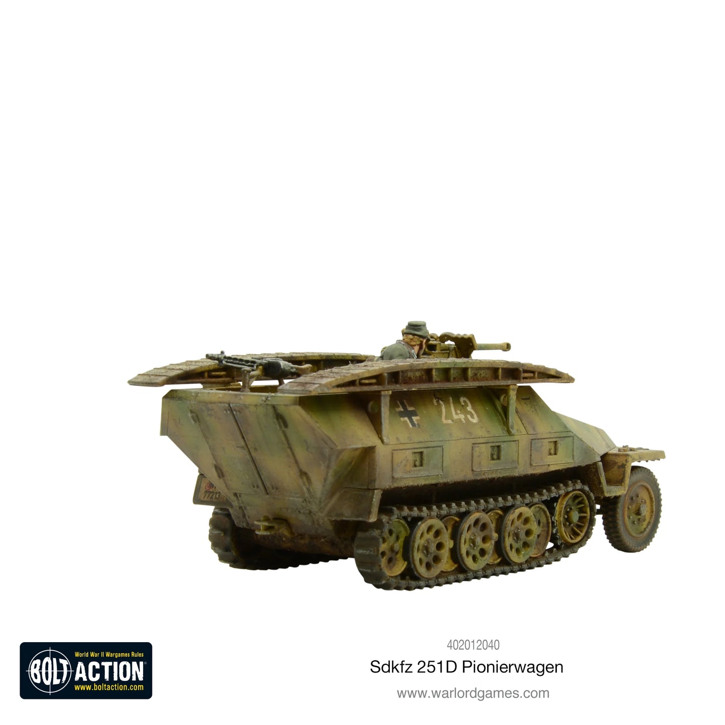 German Sd.Kfz 251/7 Ausf D Half Track "Pionierwagen"