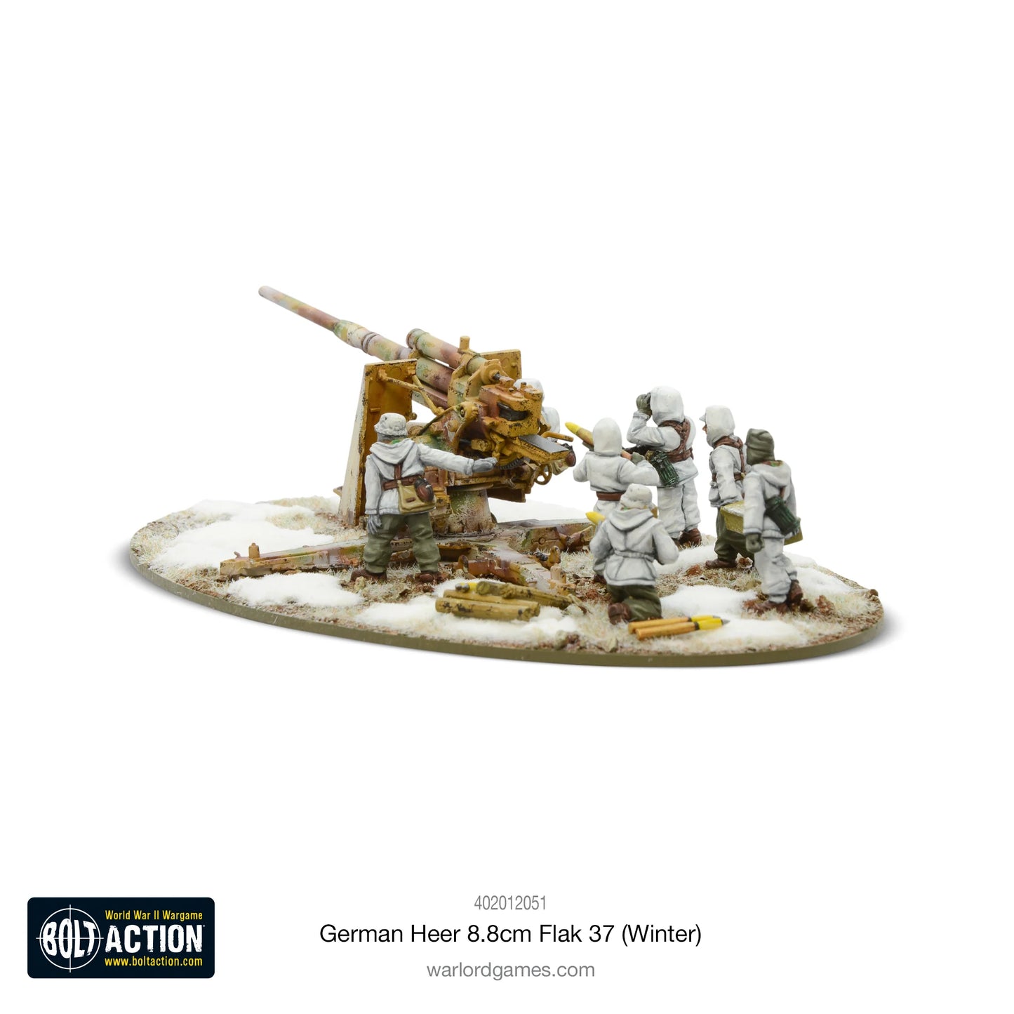 German Army Winter 8.8cm Flak 37