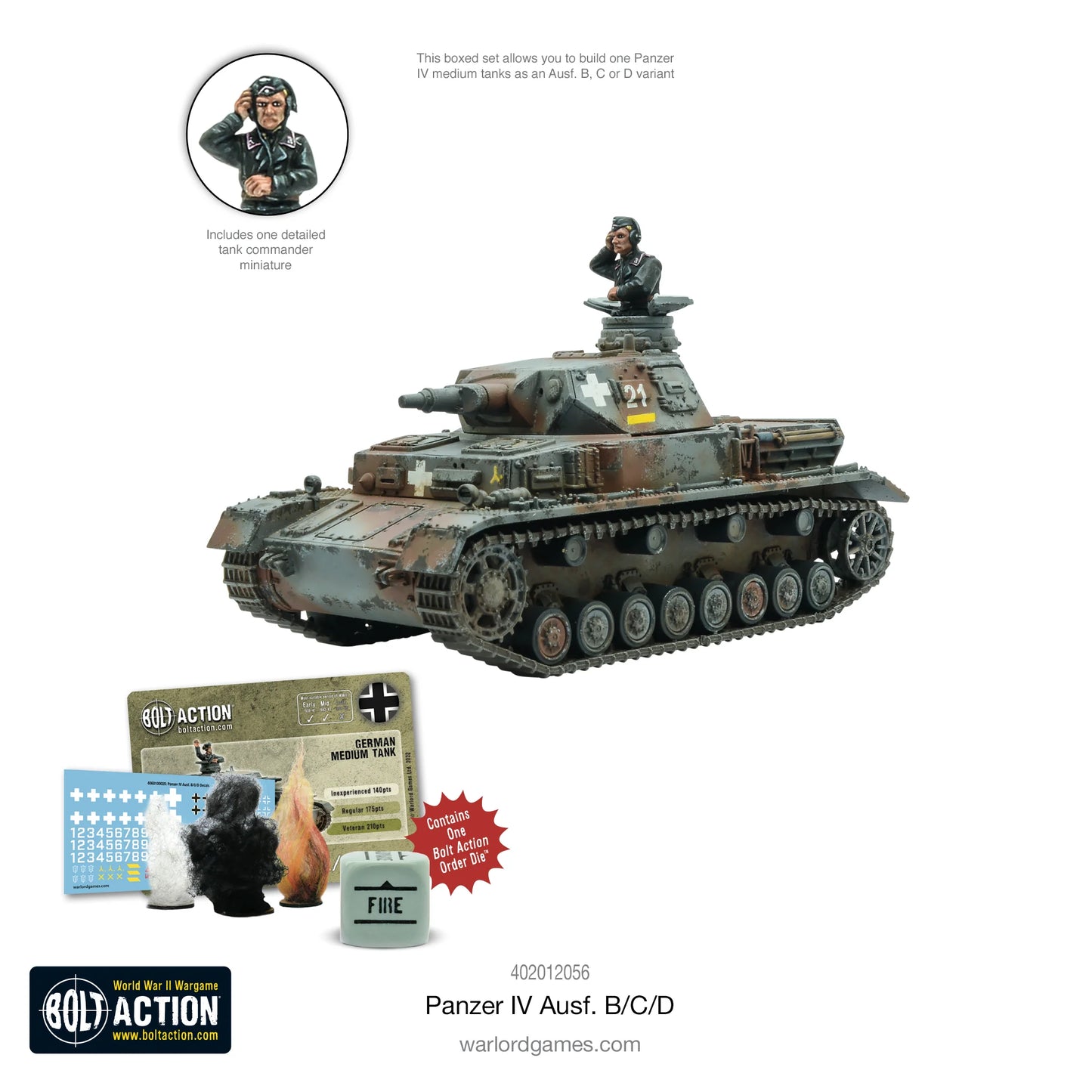 German Panzer IV Ausf. B/C/D Medium Tank