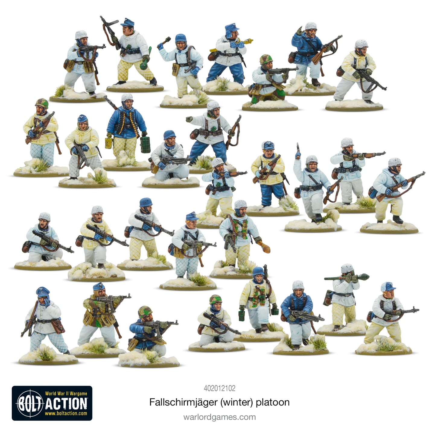 German Winter Fallschirmjäger Platoon