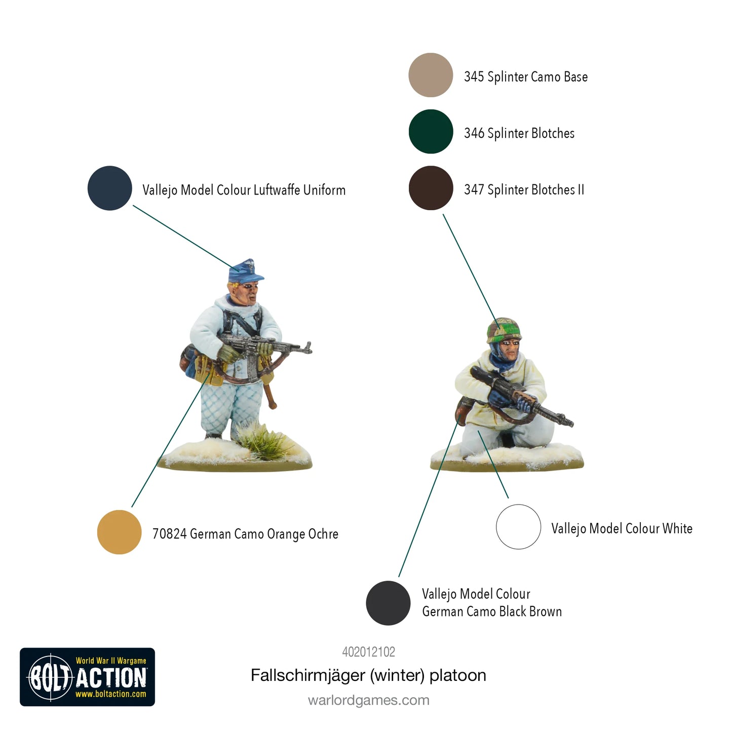 German Winter Fallschirmjäger Platoon