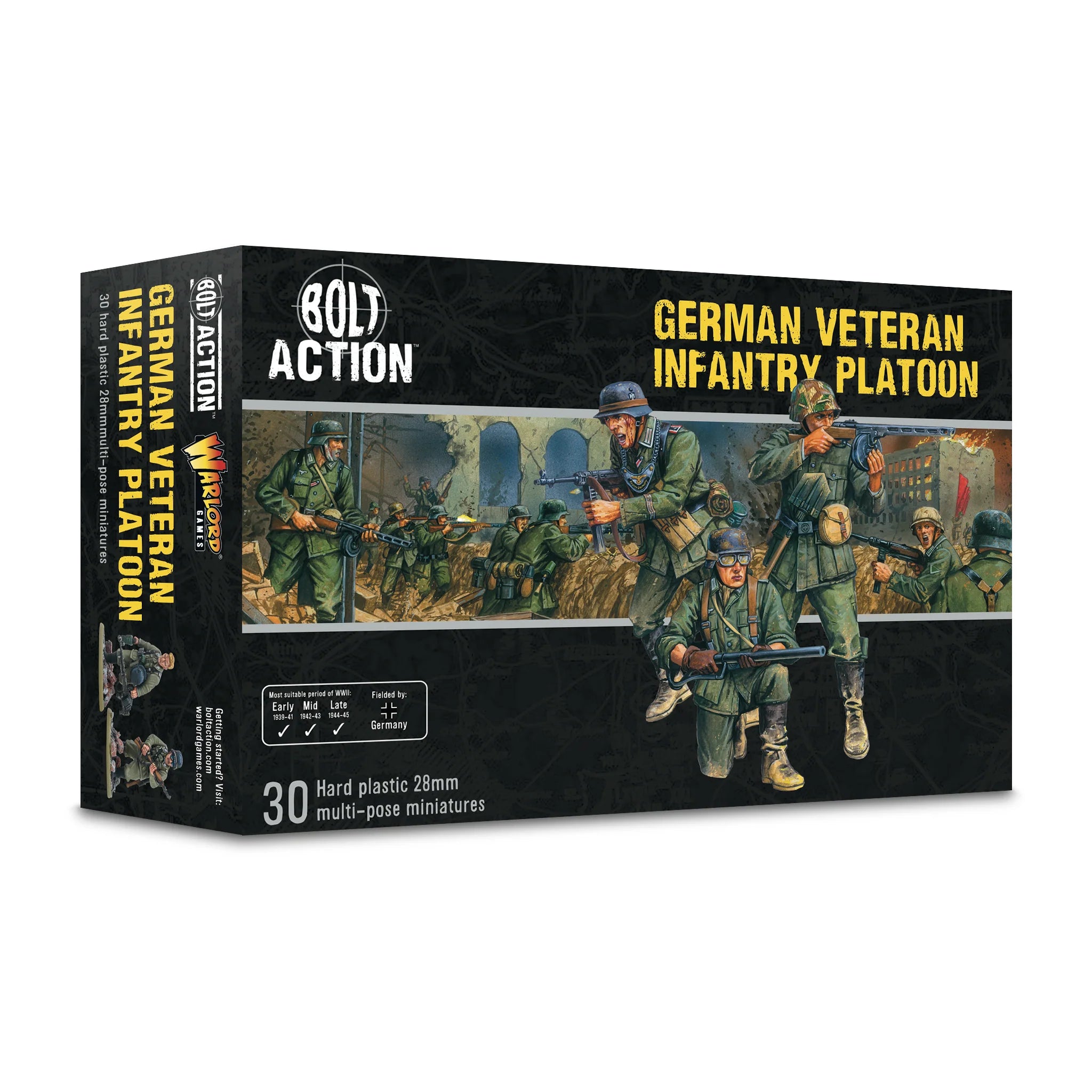 Warlord Games 28mm Bolt Action - German Forces - German Veteran Infantry 1939-1945 Platoon