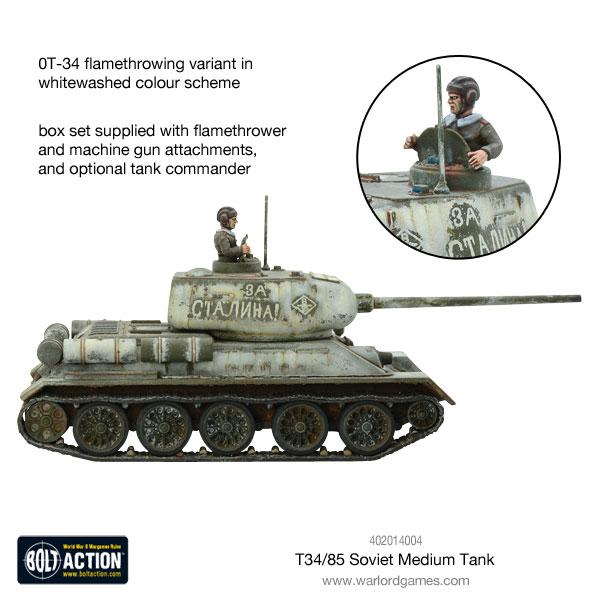 Soviet T34/85 Medium Tank