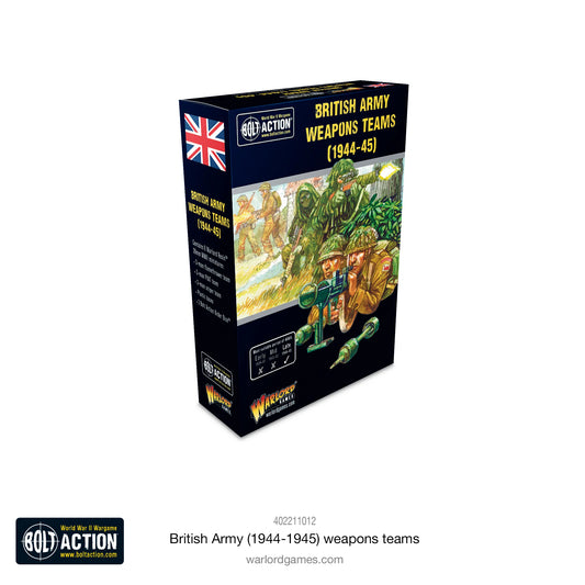 British Army Weapons Teams