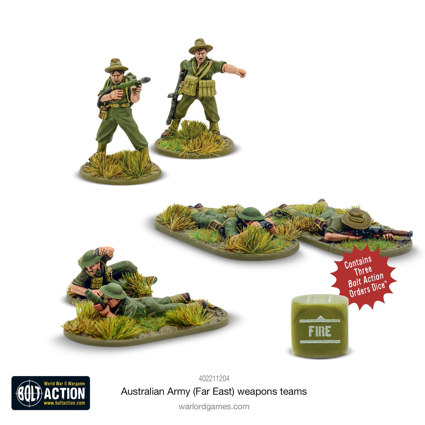 British Army (Australian Far East) Weapons Teams