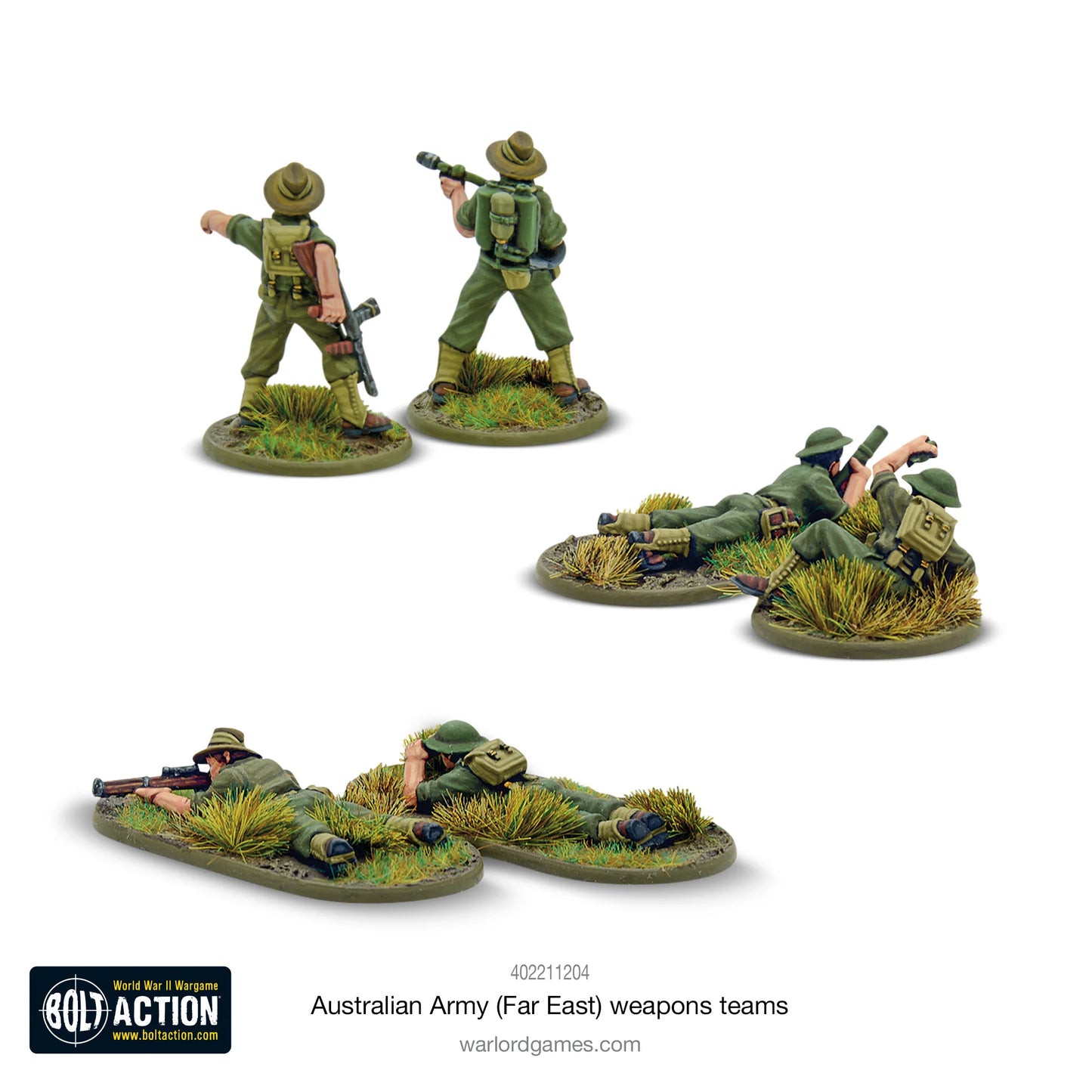 British Army (Australian Far East) Weapons Teams