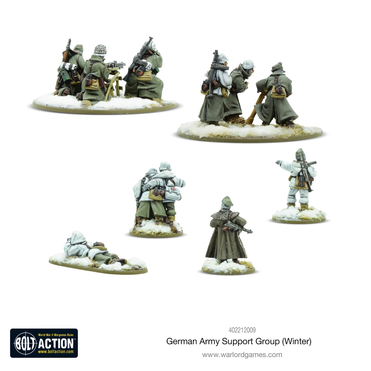 German Army Winter Support Group (HQ, Mortar & MMG)