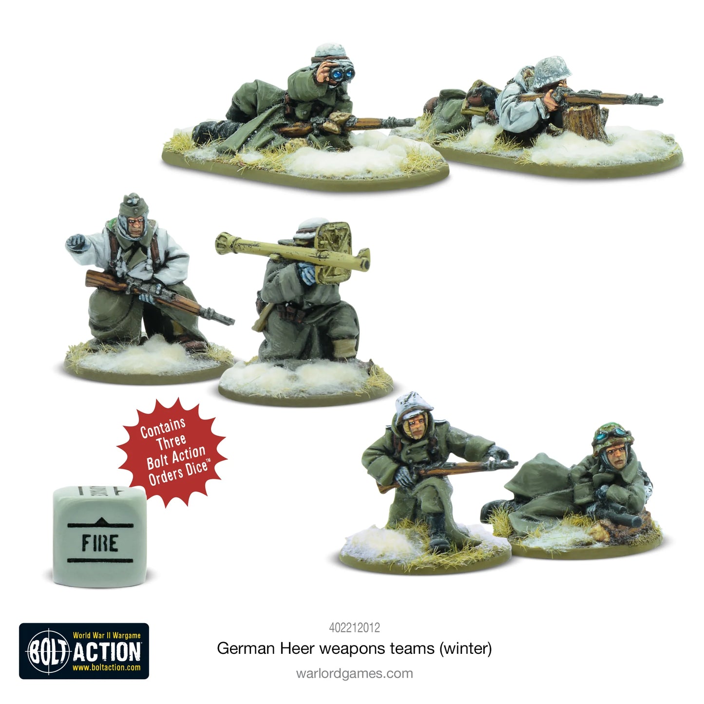 Bolt Action: German Heer Weapons Teams (Winter)