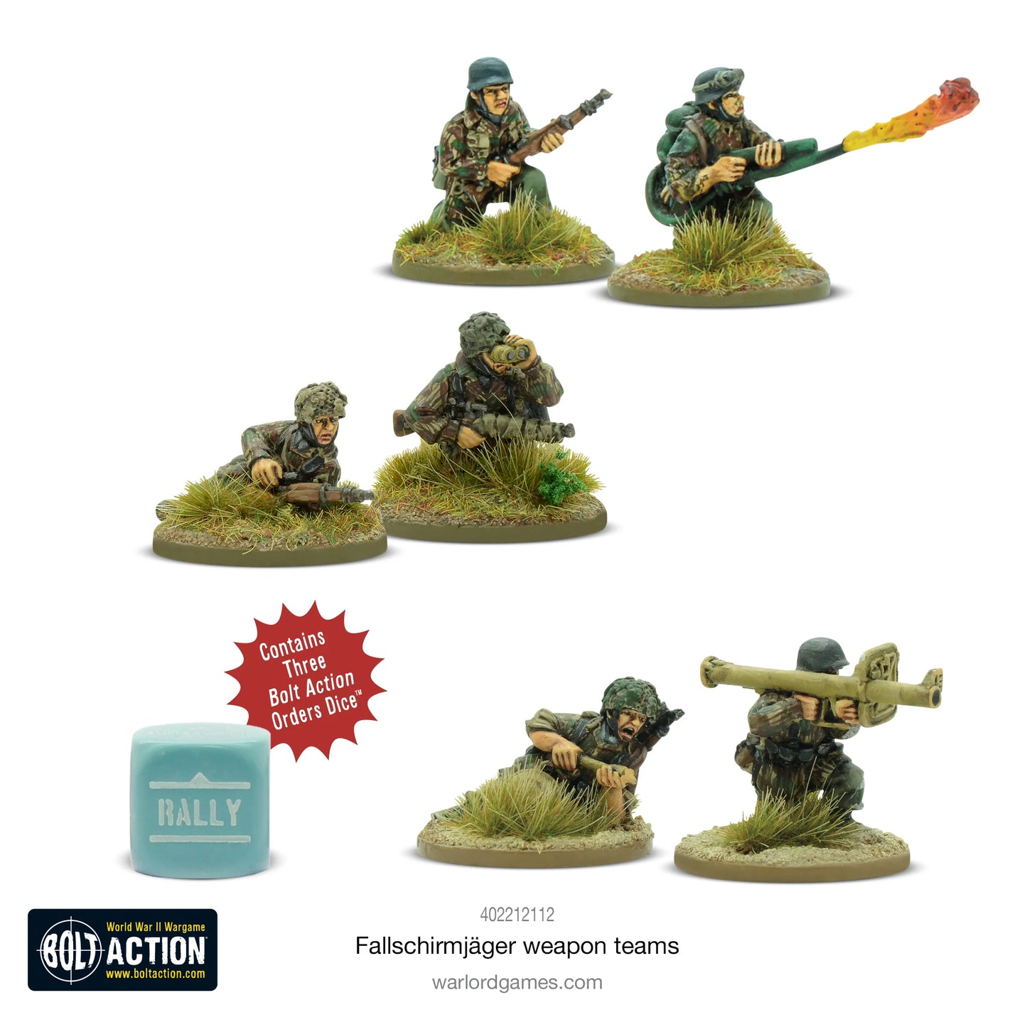 German Fallschirmjäger weapons teams