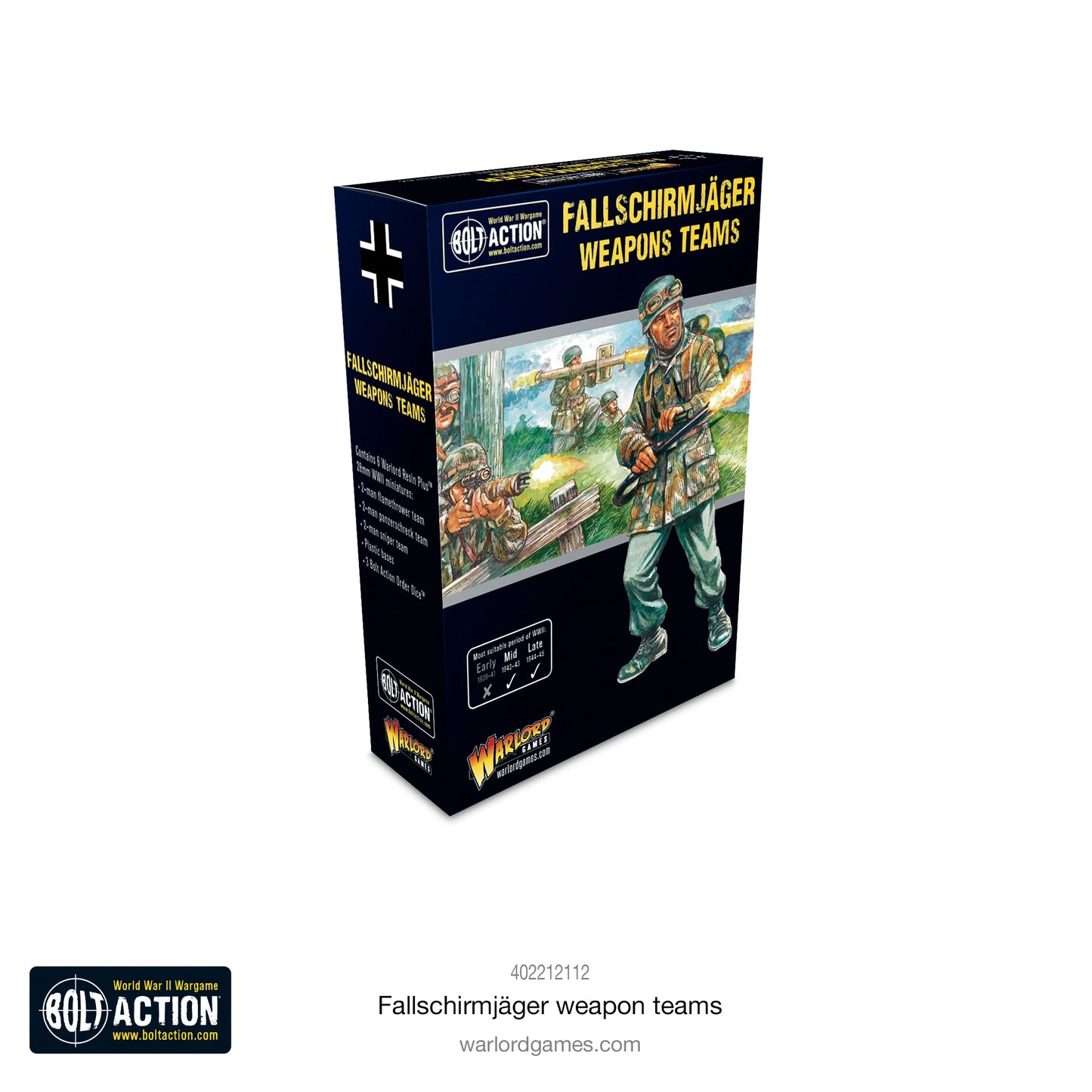 German Fallschirmjäger weapons teams