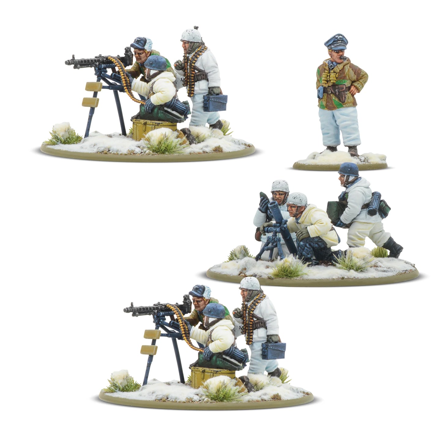 German Winter Fallschirmjager Heavy Weapon Platoon