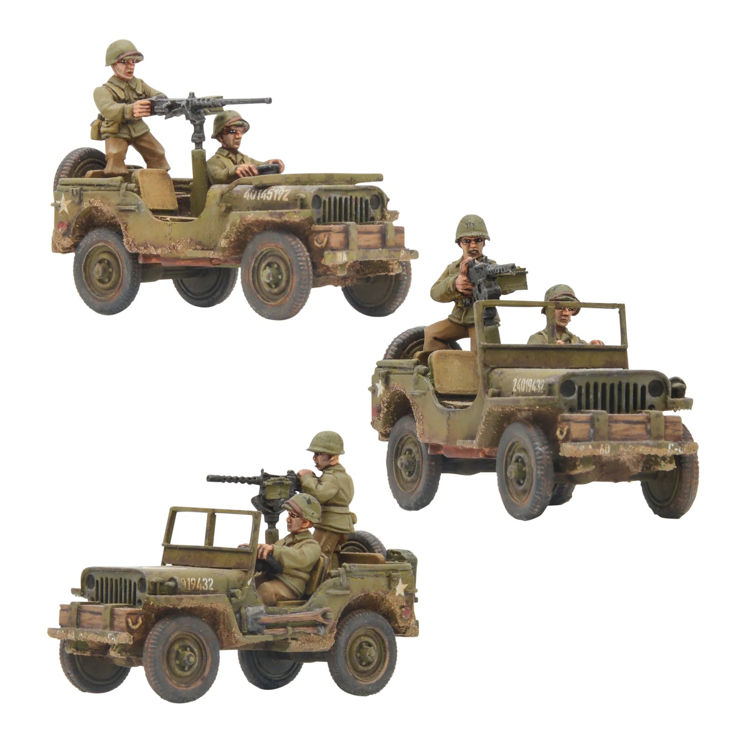 US Jeep "Go Everywhere!" platoon (3x Jeeps)