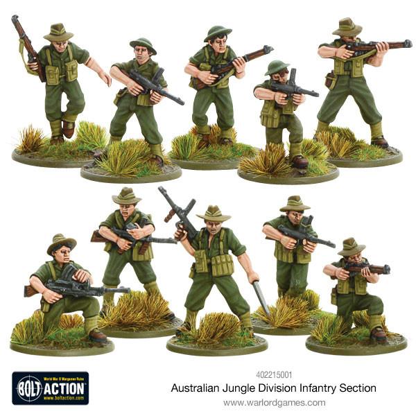 British Australian Jungle Division Infantry Squad